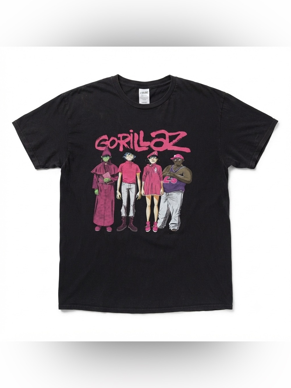 Gorillaz North America Tour 2022 T-Shirt Black Graphic Concert Band Tee Size XXL